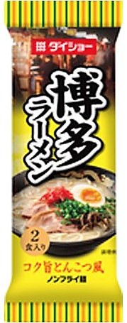 DAISHO【博多拉面】日本进口 豚骨白汤风味 带调料包 (2人份) 188g